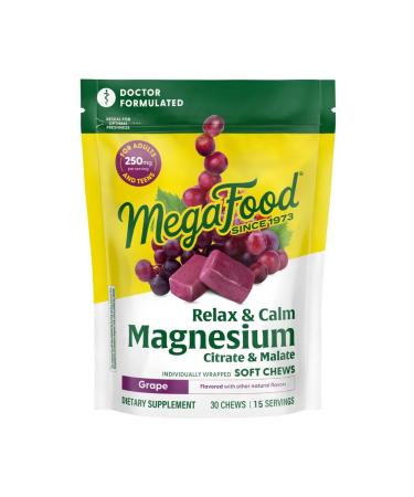 MegaFood Chewing magnesium for reassurance and relaxation 30pcs