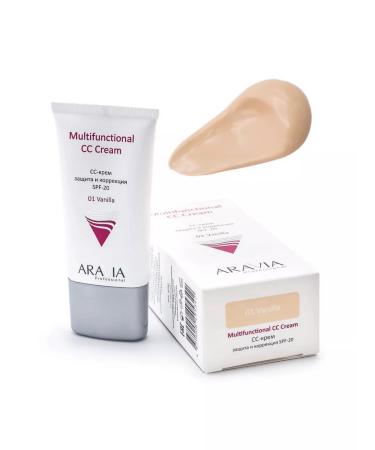 ARAVIA SS protective cream SPF 20 tone 01 - Buy Online on GoSupps.com