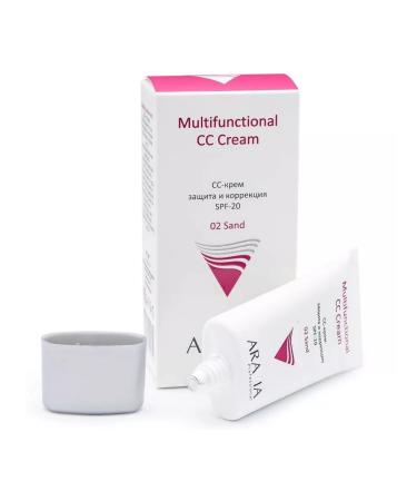 ARAVIA SS protective cream SPF 20 tone 02 - Buy Online on GoSupps.com