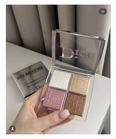 Luxury cosmetics Palette Highlighter Dior Backstage shade 001 - Buy Online on GoSupps.com