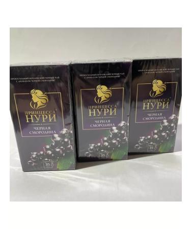 Princess Nuri Tea black black currants 25 pak 3 pcs
