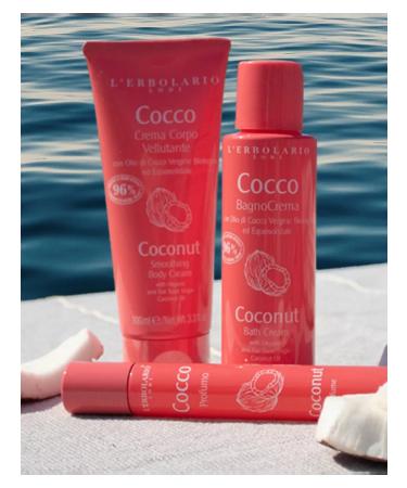 L'Erbolario Shower gel cleansing moisturizer Coconut Bath Cream - Buy Online on GoSupps.com