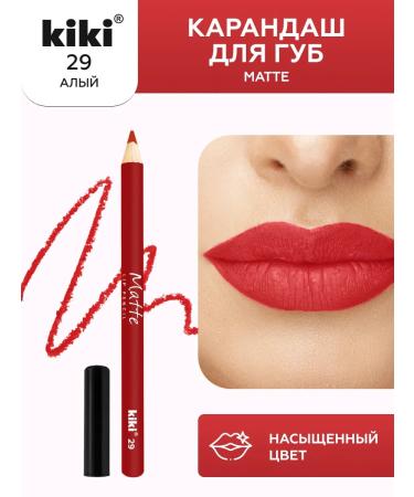 KIKI Lip pencil Persistent matte scarlet Matte 29