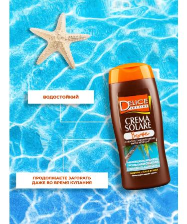 Delice Cream for intense tanning Bronze 250 ml - Buy Online on GoSupps.com