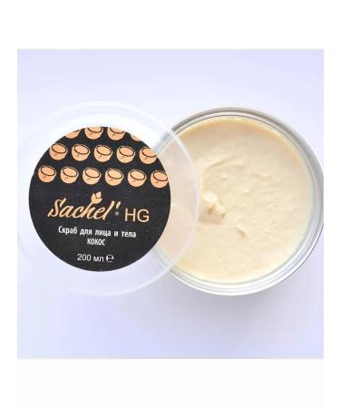Sashel Face and body scrub with coconut milk 200 ml - Buy Online on GoSupps.com