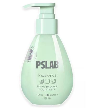 PSLAB Toothpaste with a dispenser from caries with probiotics 200 ml