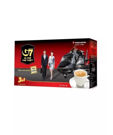 TRUNG NGUYEN Soluble coffee G7 3V1 4PAK Po (21 Pack*16g) - Buy Online on GoSupps.com