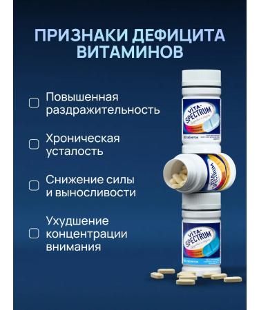 VITASPECTRUM Vitamins for men Complex 60 tablets - Buy Online on GoSupps.com