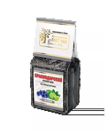 Tea ceremony Tea Black Krasnodar GOST BERGAMM Hand collection 100g