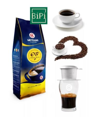 Me Trang Coffee in grains "Ocean Blue" 2pcs*500g Vietnam about OV - Buy Online on GoSupps.com