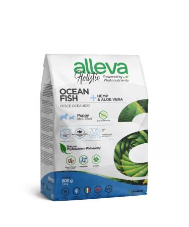 Alleva Holistic Dry food for medium -sized puppies with fish - 800 g - Buy Online on GoSupps.com