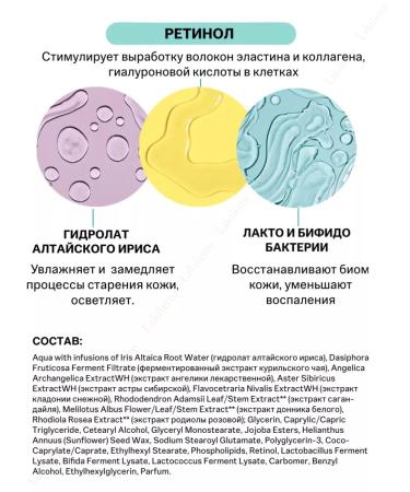 Natura Siberica Lab Biome Cream against wrinkles for oily skin retinol - Buy Online on GoSupps.com