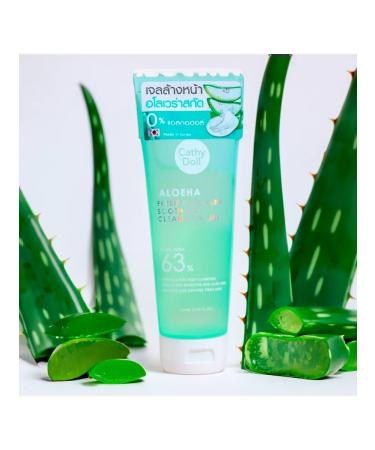 Cathy Doll Cleaning gel foam for washing the face with aloe vera from acne