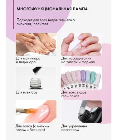 LuckyHouse Ultraviolet lamp for nail manicure 256 W Lum AUS C4 - Buy Online on GoSupps.com