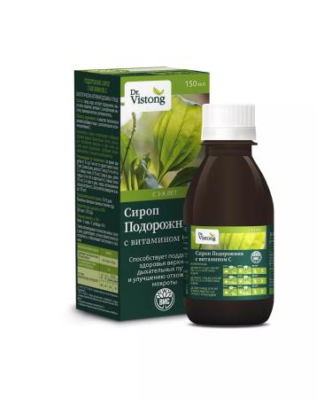 Dr Vistong Syrup Plantain with vitamin C 150 ml - Buy Online on GoSupps.com