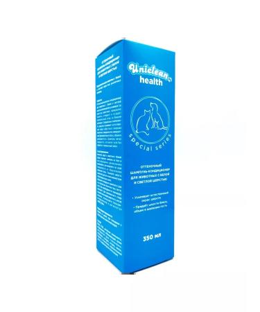 Uniclean White dog shampoo with air conditioning tint 350ml - Buy Online on GoSupps.com