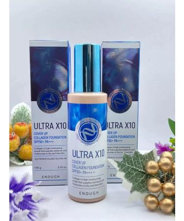 Kosmetik shop ENOGH LTRA X10 Cover Up Collagen Foundation 13t
