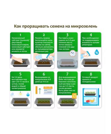 Microzelenru Rapini broccoli seeds of microseneren MicroZelen 500g - Buy Online on GoSupps.com