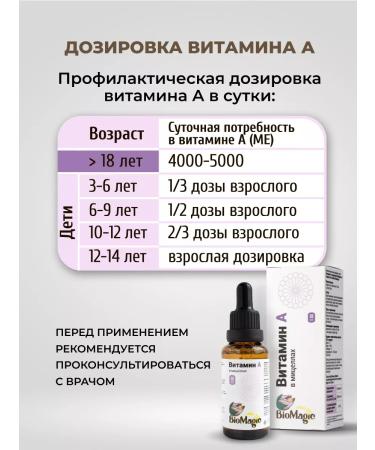 BioMagic Vitamin A in micelles dietary supplement 30ml - Buy Online on GoSupps.com