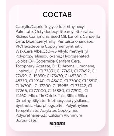 BELOR DESIGN Moisturizing lipstick persistent mother -of -pearl tone 132 - Buy Online on GoSupps.com