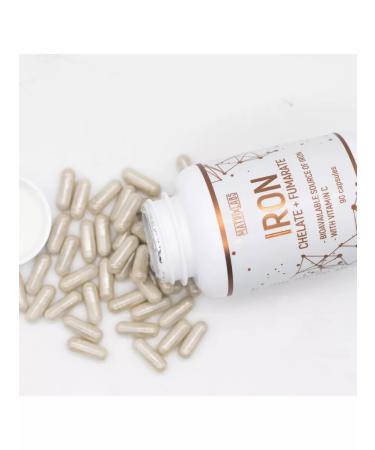 Matrix Labs Iron Helat and Fumarat 90 Capsules - Buy Online on GoSupps.com