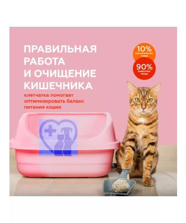 Siberian fiber Fiber for cats "Pusia" granular 2 pcs. 500 g - Buy Online on GoSupps.com