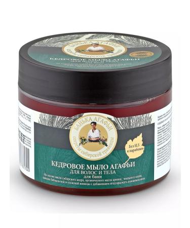 Grandma Agafia's Recipes Soap for a bathhouse for hair and body thick 300 ml