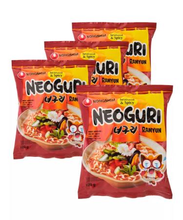 Made in Korea Lapsha nongshim dried neoguri (Hot) 4pcs of 120g Korea