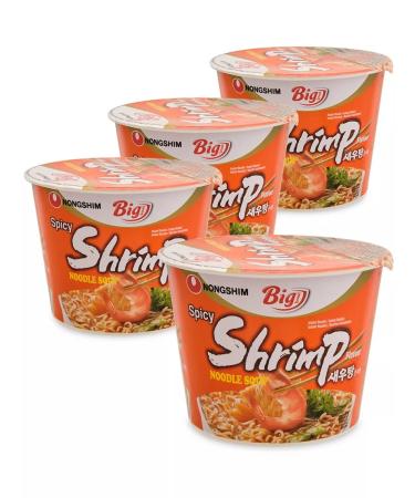 Made in Korea Lapsha nongsham dried seutanga with shrimp in a cup of 4pcs
