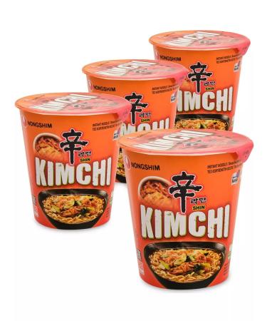 Made in Korea Lapsha nongsham with kimchi (kimchi) in a cup of 4pcs of 75g Korea