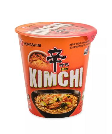 Made in Korea Lapsha nongsham with kimchi (kimchi) in a cup of 4pcs of 75g Korea - Buy Online on GoSupps.com