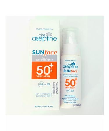 Cire Aseptine Sunny lotion from the face of the face SPF 50 - Buy Online on GoSupps.com