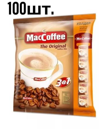 MacCoffee Soluble coffee 3V1 100 pcs