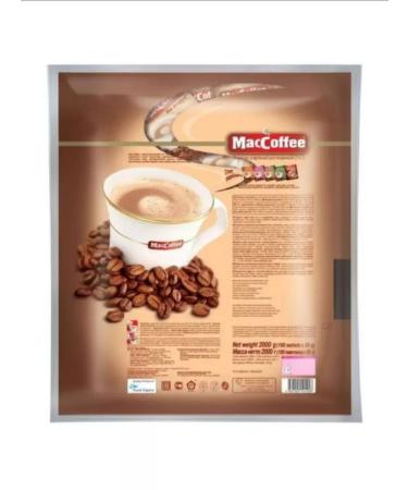 MacCoffee Soluble coffee 3V1 100 pcs - Buy Online on GoSupps.com
