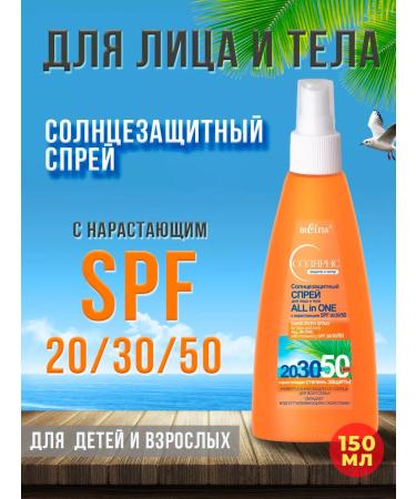 Belita Set of sunscreen and spray after tanning - Buy Online on GoSupps.com