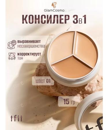 tfit Concelers palette 3v1 neutral #01 - Buy Online on GoSupps.com