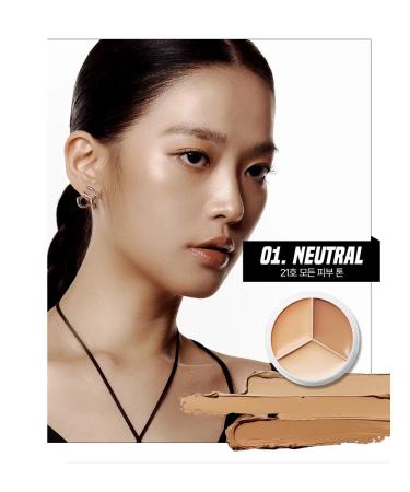 tfit Concelers palette 3v1 neutral #01 - Buy Online on GoSupps.com