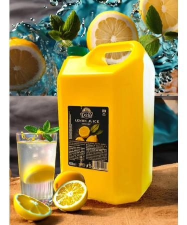 MILI FOOD Lemon concentrated juice "Greek Products" 4 liters - Buy Online on GoSupps.com
