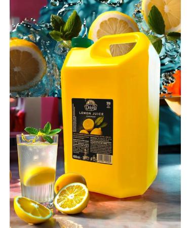 MILI FOOD Lemon concentrated juice "Greek Products" 4 liters - Buy Online on GoSupps.com