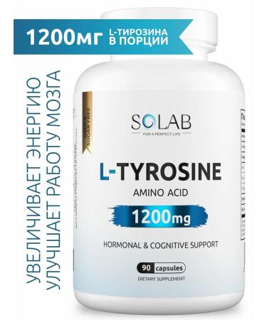 SOLAB L-Tyrosine Tyrosine 1200 mg 90 capsules