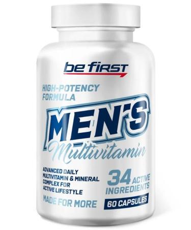 Be First Multivitamins and minerals for men 60 capsules - Buy Online on GoSupps.com