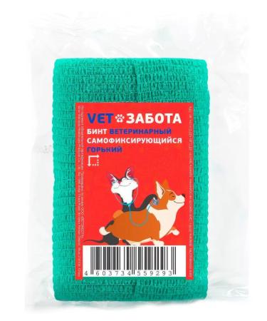VET Care Binch Bitter self -adhesive green 10x4.5 cm