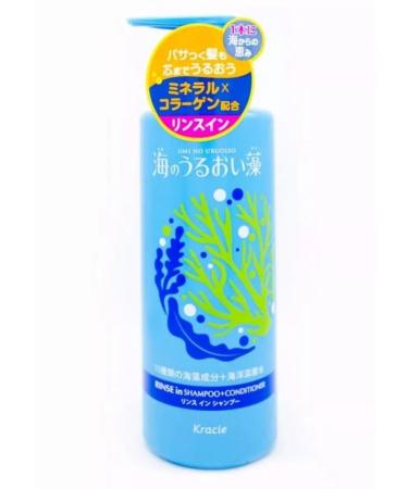 KRACIE Umi no uruoi sou hair shampoo seaweed 490ml