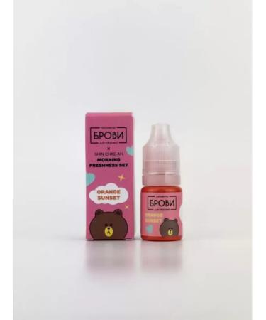 Eyebrows Permanent Makeup Orange Sunset lip pigment (Morning Freshness)