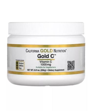 California Gold Nutrition Gold C Powder Vitamin C 1000mg 250 g