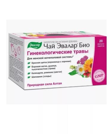 Tea Evalar Bio Gynecological herbs f p No. 20 - Buy Online on GoSupps.com