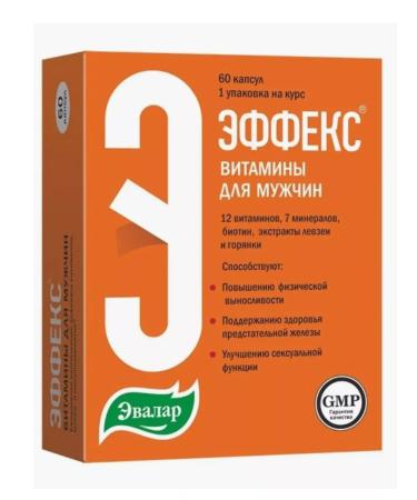 Evalar Vitamin effect 60 pcs