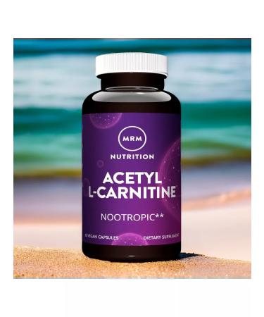 MRM Nutrition MRM acetyl l-carnitine 870 mg 60 caps - Buy Online on GoSupps.com