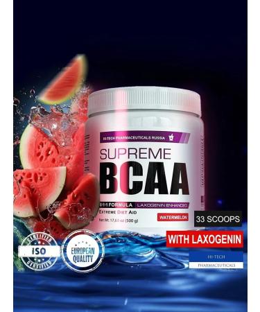 Hi-Tech Pharmaceuticals SUPREME BCAA 8 1 1 With Laxogenin (Watermelon)