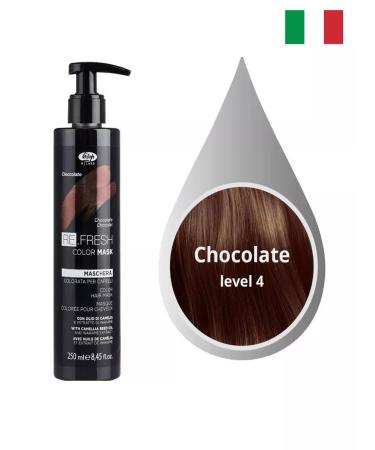 Lisap Milano Refresh Color Tinting Hair Mask Chocolate 250ml